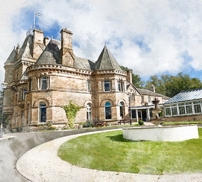 cornhill-castle-wedding-velue-illustration cornhill castle venue illustration