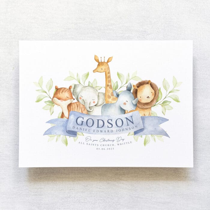 Personalised Godson Christening Gift - Image 2