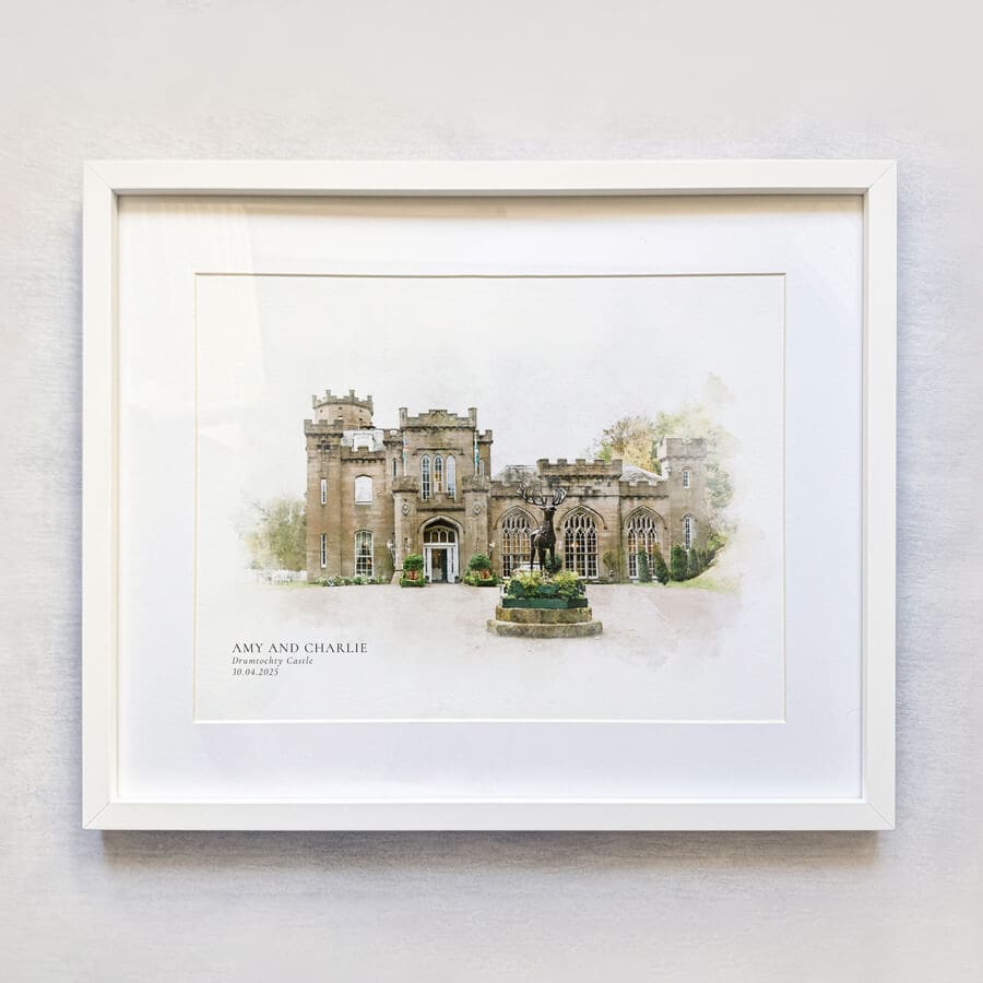 Personalised Wedding Venue Portrait - Image 5