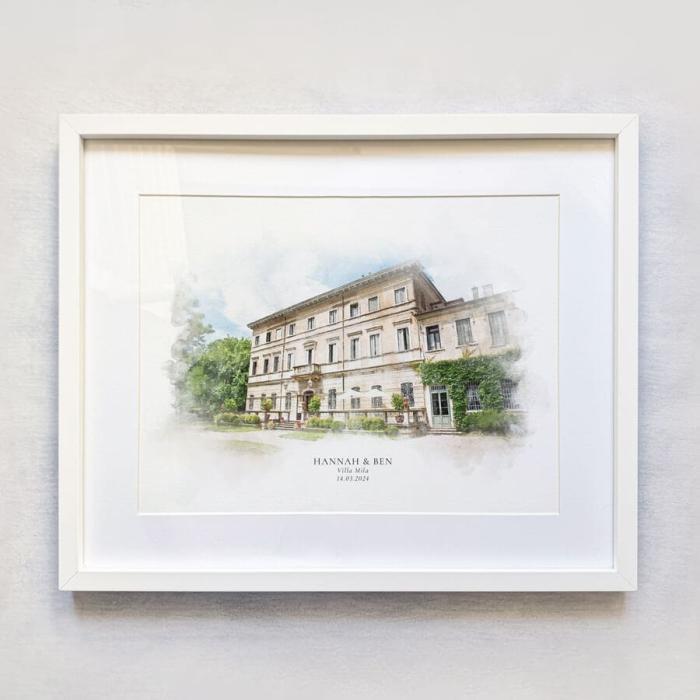 Personalised Wedding Venue Portrait - Image 7