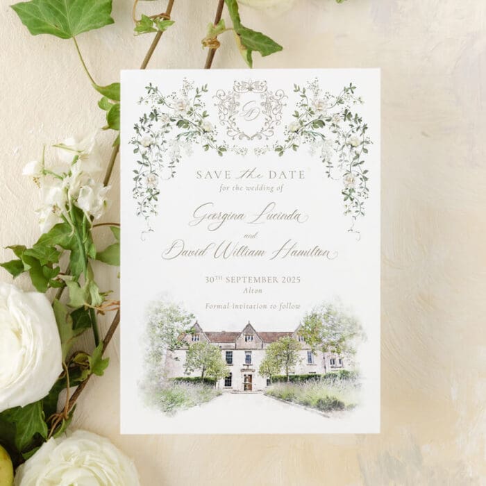 Elegant Wedding Save the Dates