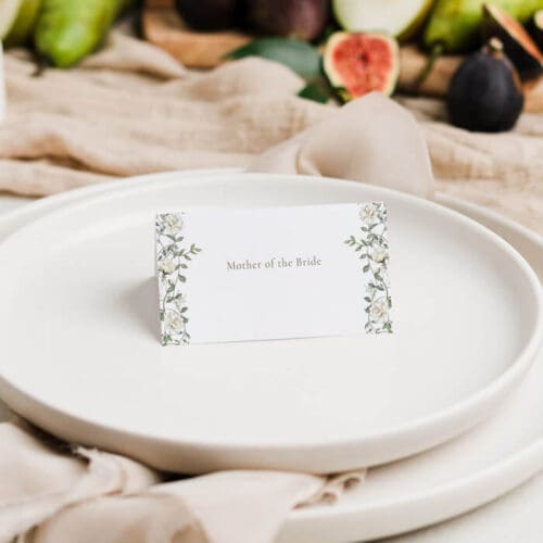 Elegant Place Name Cards