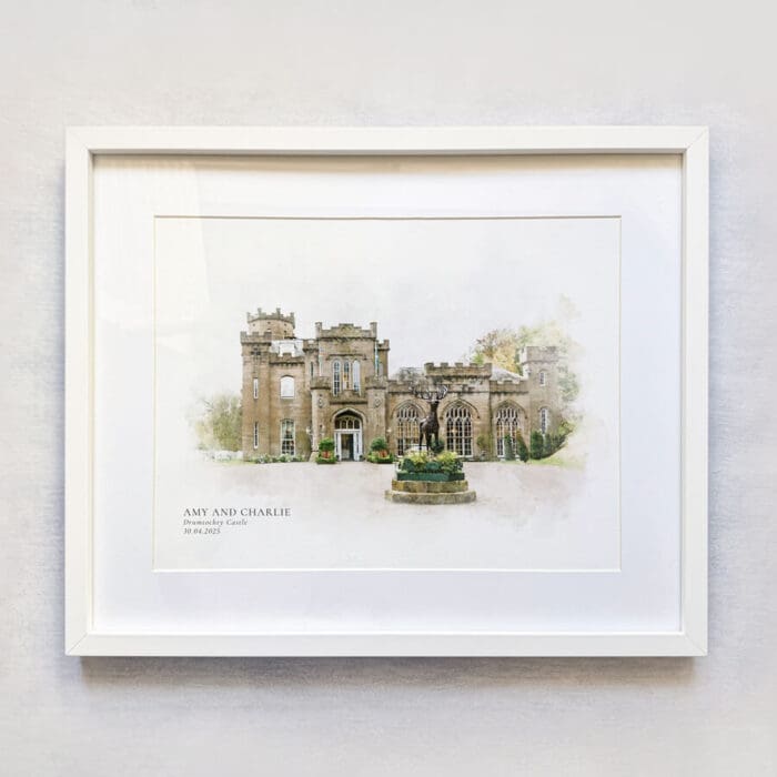 Personalised Wedding Venue Portrait - Image 5
