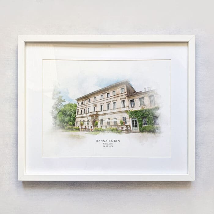 Personalised Wedding Venue Portrait - Image 7