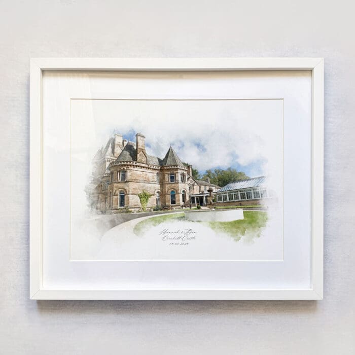 Personalised Wedding Venue Portrait - Image 6