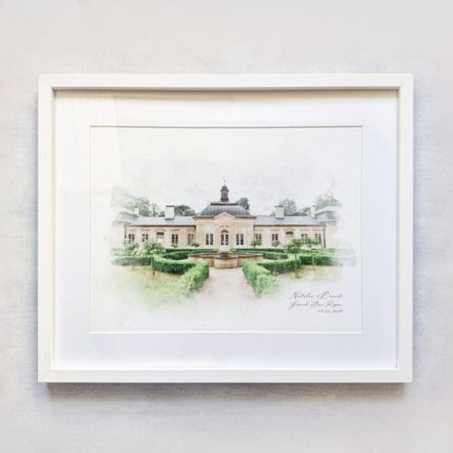 wedding venue illustration
