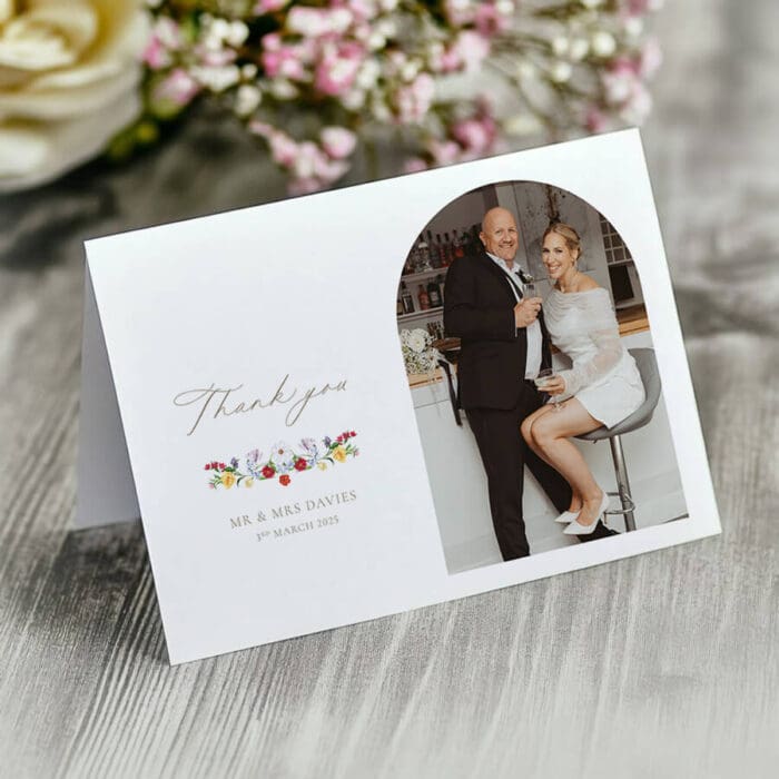 Floral Thank You Cards Wedding​