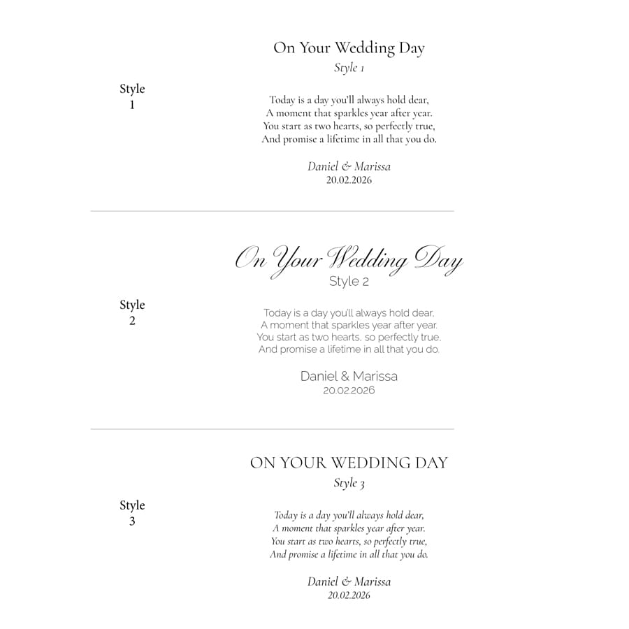 Wedding Reading Print Art - Image 2