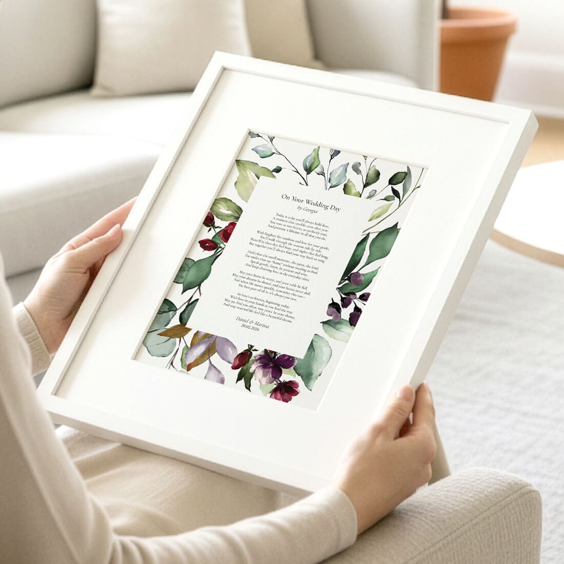 Wedding Reading Print Art