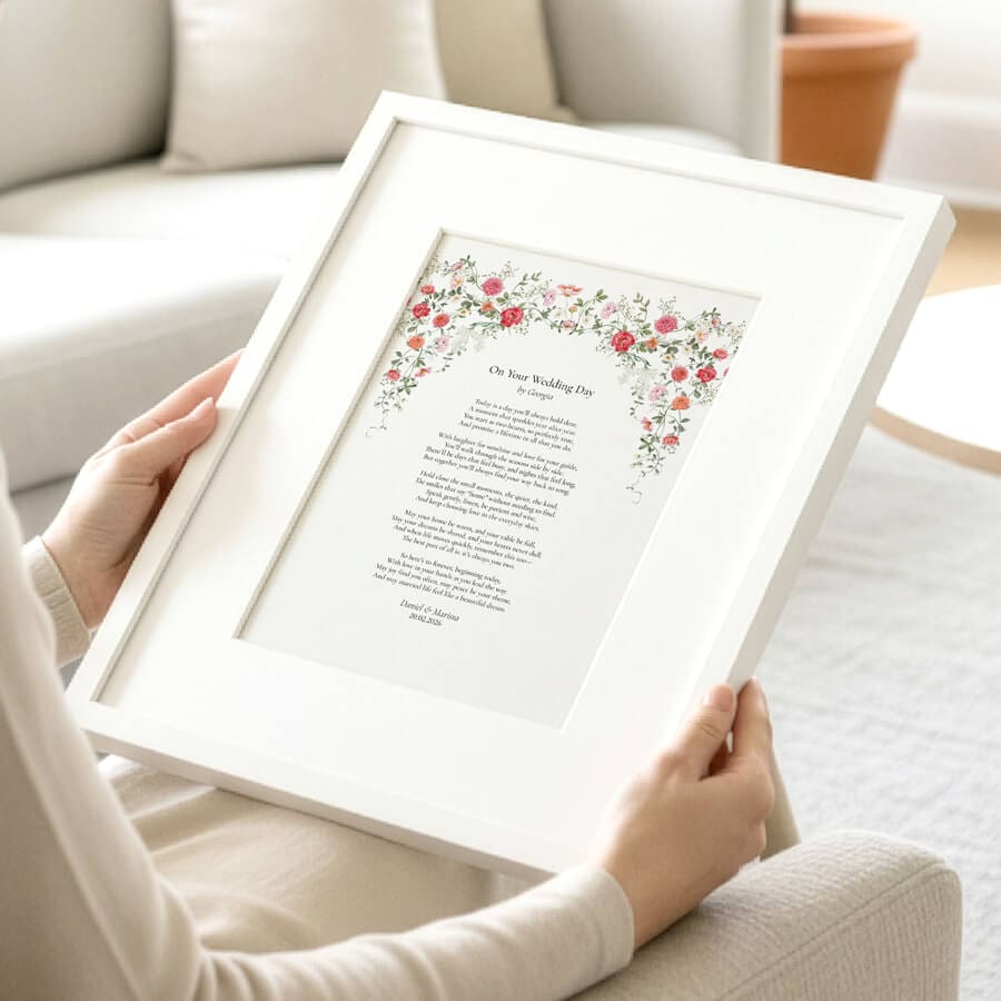 Wedding Anniversary Lyrics Print