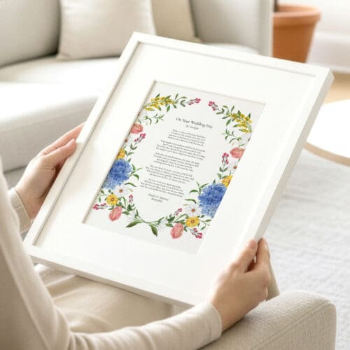 wedding ceremony reading Print