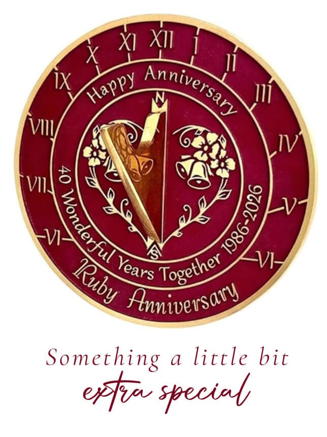 40th anniversary Sun Dial
