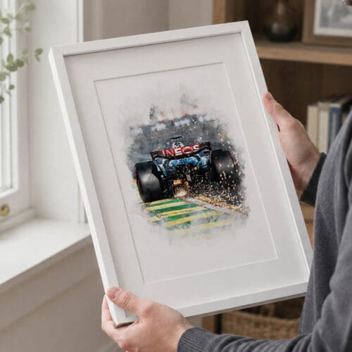 Motorsport Portrait Print