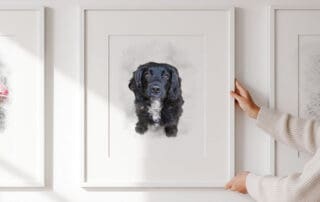 Dog Portrait From Photo