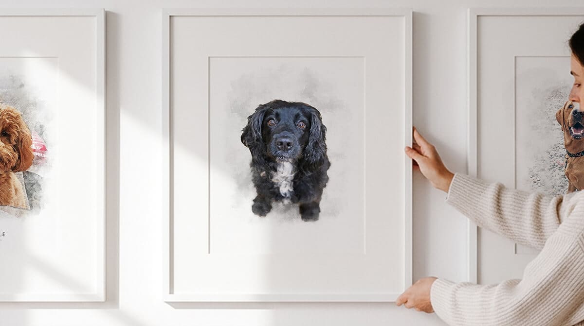 Dog Portrait From Photo