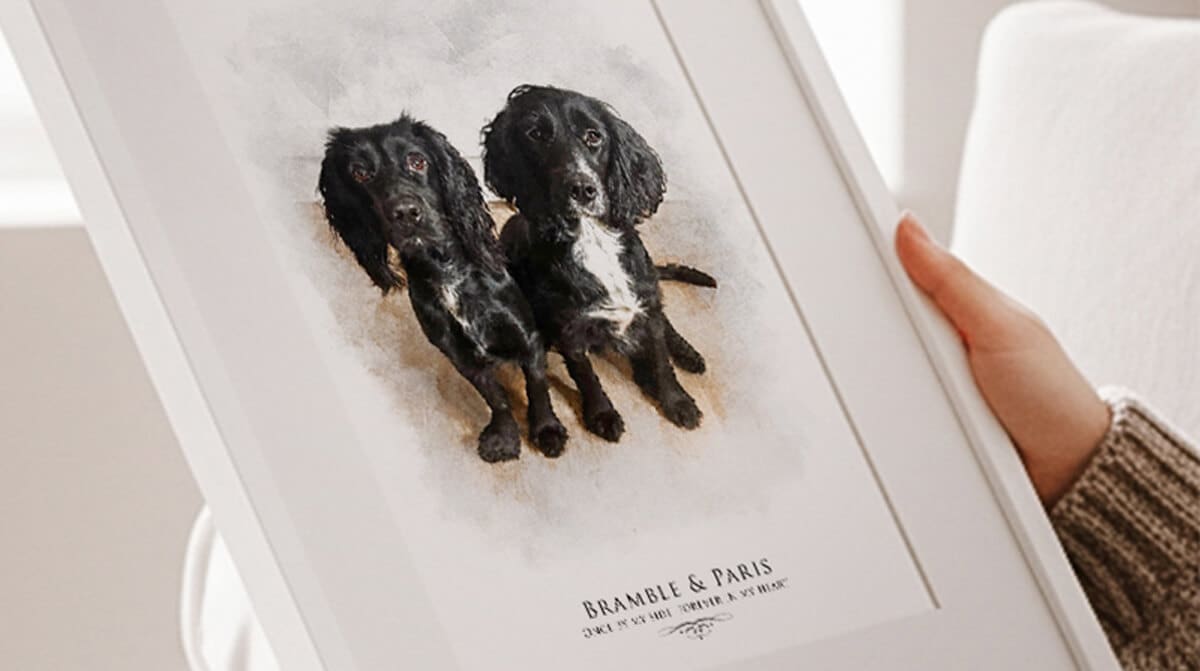 Personalised Pet Portrait From Photo