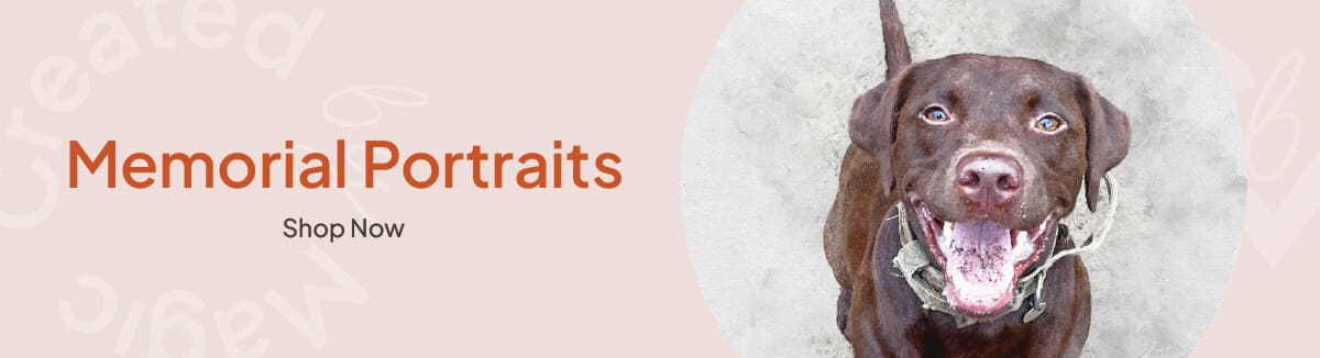 pet memorial portraits