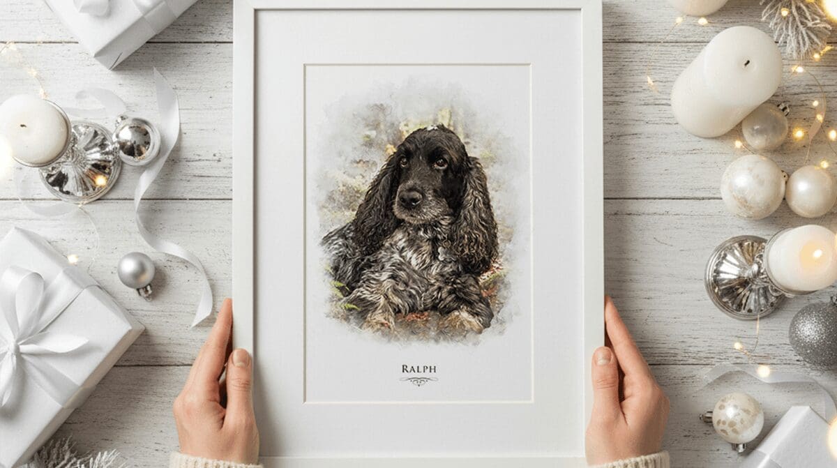 Personalised Christmas gift for a dog lover